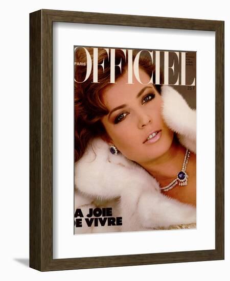 L'Officiel, August 1982 - Claude Montana-Claus Wickrath-Framed Art Print