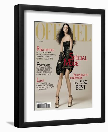 L'Officiel, August 2006 - Marina-null-Framed Art Print