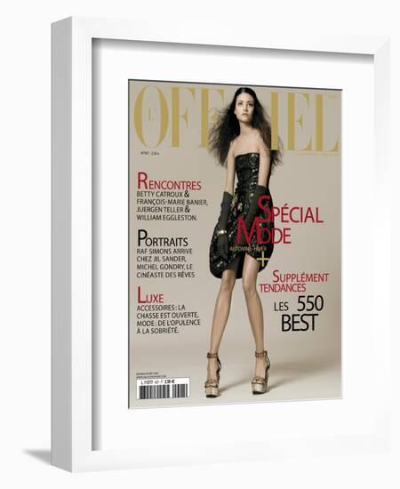 L'Officiel, August 2006 - Marina-null-Framed Art Print