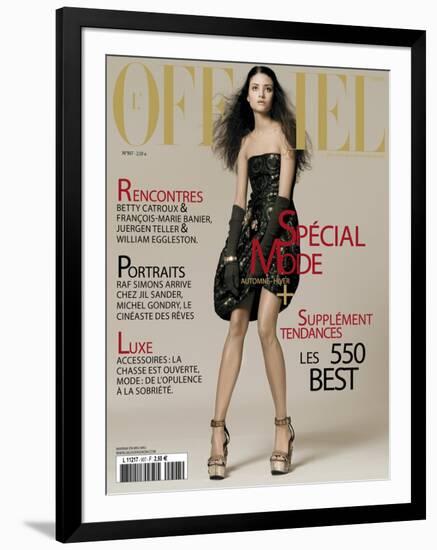 L'Officiel, August 2006 - Marina-null-Framed Art Print