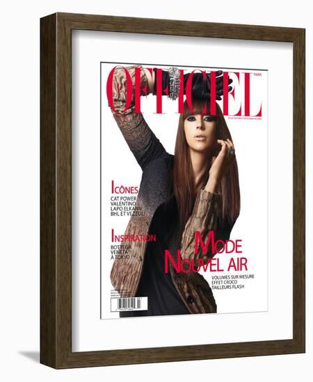 L'Officiel, August 2007 - Cat Power-Elina Kechicheva-Framed Art Print