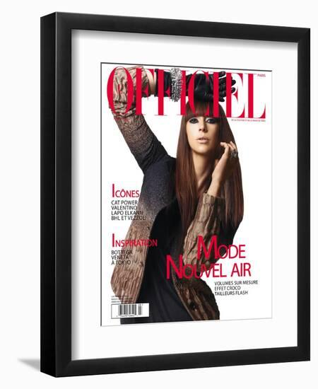 L'Officiel, August 2007 - Cat Power-Elina Kechicheva-Framed Art Print