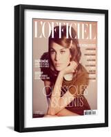 L'Officiel, August 2010 - Alexa Chung-Guy Aroch-Framed Art Print