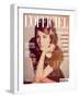 L'Officiel, August 2010 - Alexa Chung-Guy Aroch-Framed Art Print