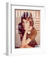 L'Officiel, August 2010 - Alexa Chung-Guy Aroch-Framed Art Print