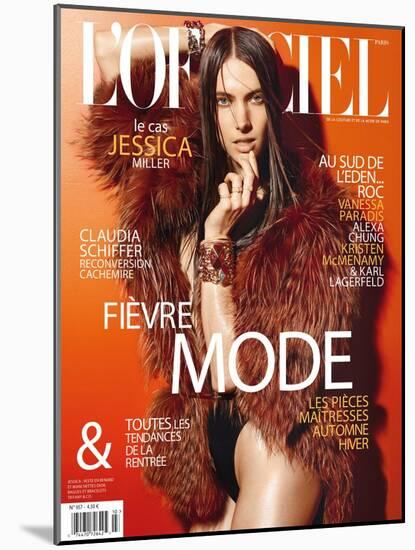 L'Officiel, August 2011 - Jessica Miller-Satoshi Saikusa-Mounted Art Print