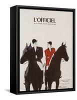 L'Officiel - Chapeaux d'Automne, Tissus d'Hiver-Mourgue-Framed Stretched Canvas