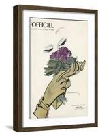 L'Officiel - Chapeaux de Printemps, Tissus d'Été-Mourgue-Framed Art Print