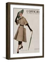 L'Officiel - Christian Dior, Tissu Lesur-Philippe Pottier-Framed Art Print