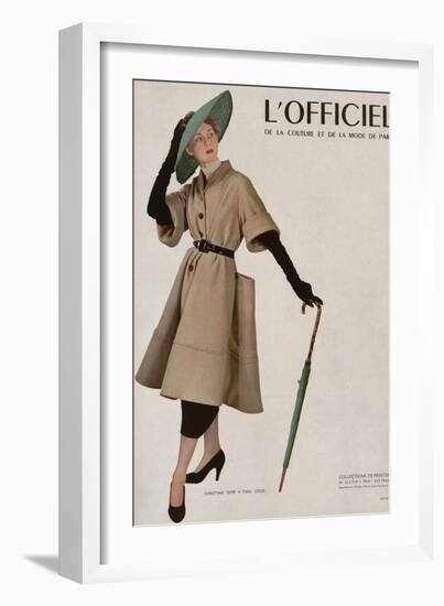 L'Officiel - Christian Dior, Tissu Lesur-Philippe Pottier-Framed Art Print