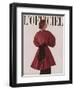 L'Officiel, Christmas 1948 - Robe du Soir de Grès en Taffetas-Philippe Pottier-Framed Art Print