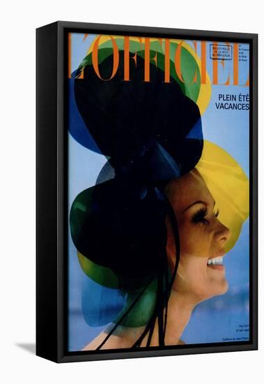 L'Officiel - Coiffure de Jean Patou-null-Framed Stretched Canvas