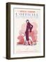 L'Officiel, December 1924 - Sleeping-Paul Poiret-Framed Art Print