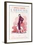 L'Officiel, December 1924 - Sleeping-Paul Poiret-Framed Art Print