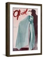 L'Officiel, December 1936 - Réveillon Nina Ricci-Lbenigni-Framed Art Print