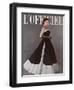 L'Officiel, December 1950 - Robe du Soir de Jacques Fath-Philippe Pottier-Framed Art Print