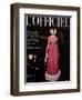 L'Officiel, December 1962 - Robe du Soir d'Yves Saint-Laurent en Tundra d'Abraham-Roland de Vassal-Framed Art Print