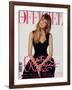 L'Officiel, December 1993 - Claudia Schiffer-Francesco Scavullo-Framed Art Print