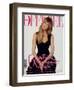 L'Officiel, December 1993 - Claudia Schiffer-Francesco Scavullo-Framed Art Print