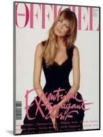 L'Officiel, December 1993 - Claudia Schiffer-Francesco Scavullo-Mounted Art Print