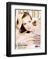 L'Officiel, December 1997 - Carole Bouquet-André Rau-Framed Art Print