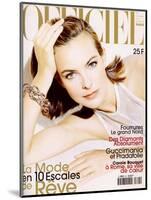 L'Officiel, December 1997 - Carole Bouquet-André Rau-Mounted Art Print