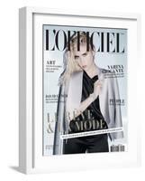 L'Officiel, December 2009 - Vahina-Andrea Spotorno-Framed Art Print