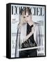 L'Officiel, December 2009 - Vahina-Andrea Spotorno-Framed Stretched Canvas