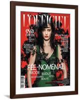 L'Officiel, December 2011 - Eva Green-Satoshi Saikusa-Framed Art Print