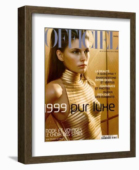 L'Officiel, December-January 1999 - Jayne Windsor-Ricardo Tinelli-Framed Art Print