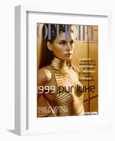 L'Officiel, December-January 1999 - Jayne Windsor-Ricardo Tinelli-Framed Art Print