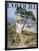 L'Officiel - Ensemble de Plage de Pierre Cardin-Philippe Pottier-Framed Art Print