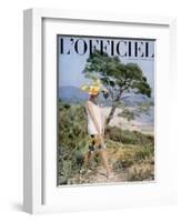 L'Officiel - Ensemble de Plage de Pierre Cardin-Philippe Pottier-Framed Art Print