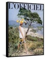 L'Officiel - Ensemble de Plage de Pierre Cardin-Philippe Pottier-Framed Stretched Canvas