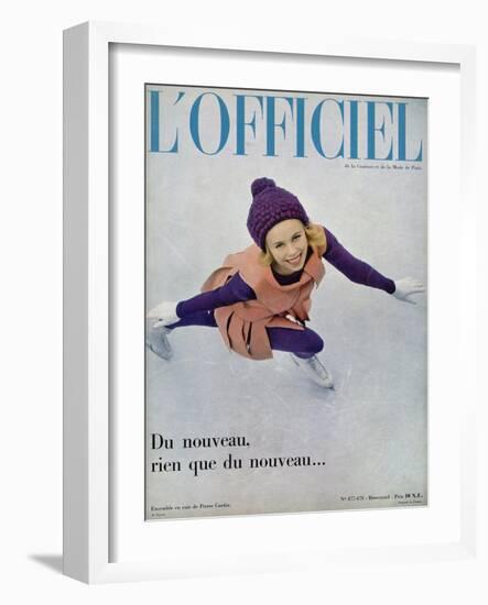 L'Officiel - Ensemble en Cuir de Pierre Cardin-Roland de Vassal-Framed Art Print