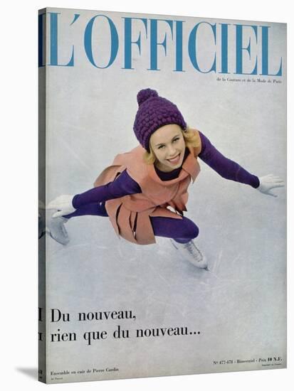 L'Officiel - Ensemble en Cuir de Pierre Cardin-Roland de Vassal-Stretched Canvas