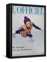 L'Officiel - Ensemble en Cuir de Pierre Cardin-Roland de Vassal-Framed Stretched Canvas