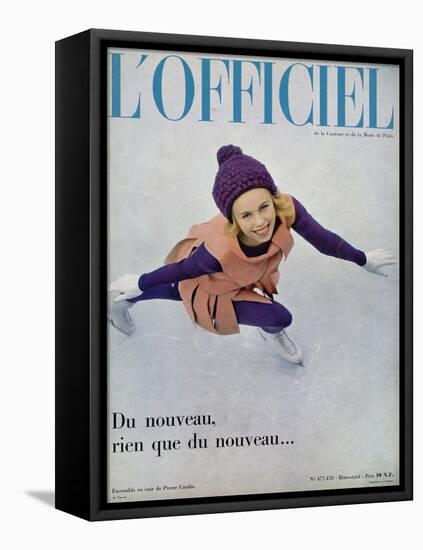 L'Officiel - Ensemble en Cuir de Pierre Cardin-Roland de Vassal-Framed Stretched Canvas