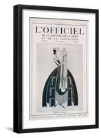 L'Officiel, February 15 1922 - Jeanne Lanvin (Illustration)-Delphi-Framed Art Print