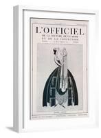 L'Officiel, February 15 1922 - Jeanne Lanvin (Illustration)-Delphi-Framed Art Print