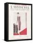 L'Officiel, February 1925 - Maud-Juliette Courtisien-Framed Stretched Canvas