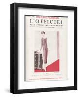 L'Officiel, February 1925 - Maud-Juliette Courtisien-Framed Art Print
