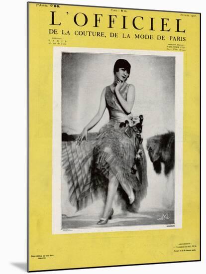 L'Officiel, February 1927 - Redfern-Madame D'Ora-Mounted Art Print