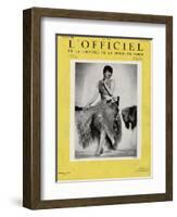 L'Officiel, February 1927 - Redfern-Madame D'Ora-Framed Art Print