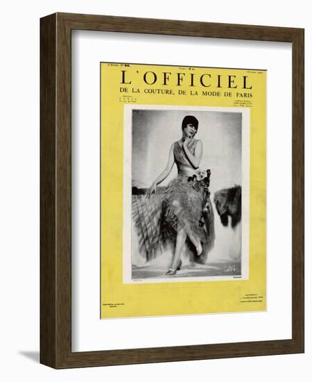 L'Officiel, February 1927 - Redfern-Madame D'Ora-Framed Art Print
