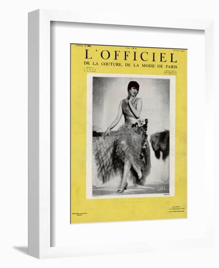 L'Officiel, February 1927 - Redfern-Madame D'Ora-Framed Art Print