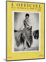 L'Officiel, February 1927 - Redfern-Madame D'Ora-Mounted Art Print