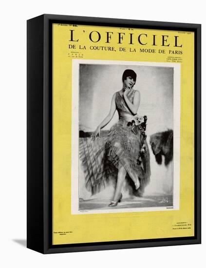 L'Officiel, February 1927 - Redfern-Madame D'Ora-Framed Stretched Canvas