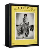 L'Officiel, February 1927 - Redfern-Madame D'Ora-Framed Stretched Canvas