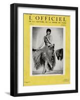 L'Officiel, February 1927 - Redfern-Madame D'Ora-Framed Art Print